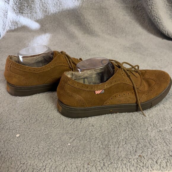 Ralph Lauren Wingtip Shoes Mens 10.5D Brown Denim & Supply Casual Suede main image 3